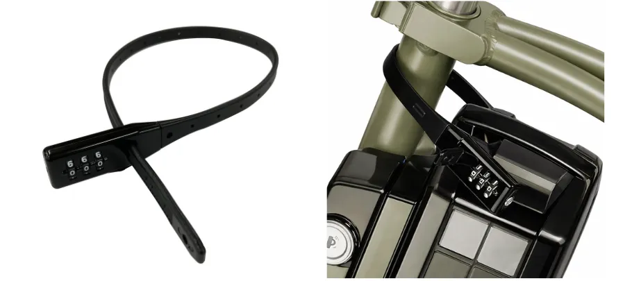 バッテリーの盗難対策にマルチタイロック