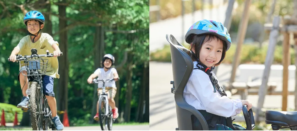 子どもが自転車に乗るときもヘルメット着用を